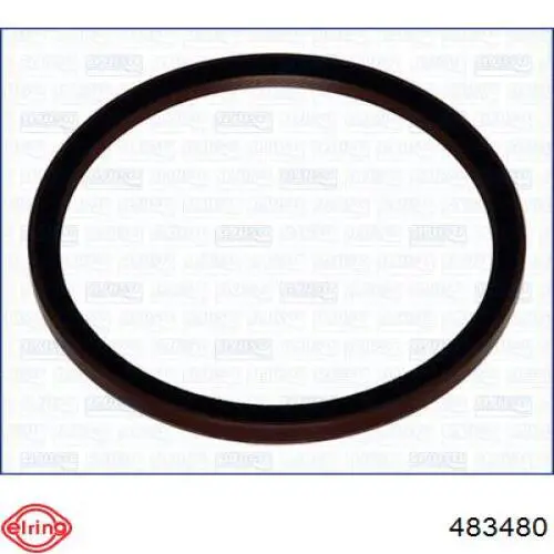 Compre 483480 Elring Vedação de válvula (coletor de óleo), admissão/escape, kit para um motor