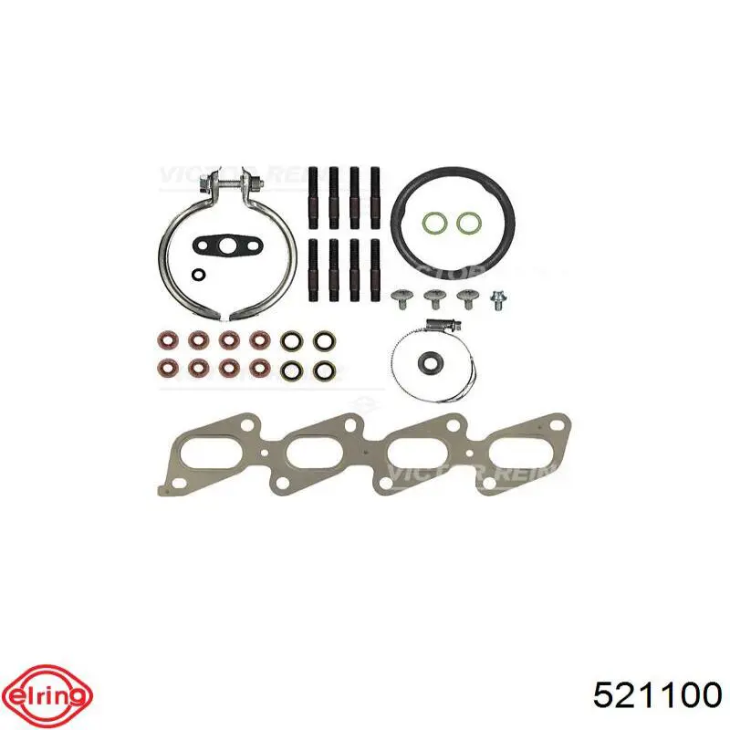 Vedante de turbina, kit de montagem Elring 521100 preço, a partir de 52,96 USD