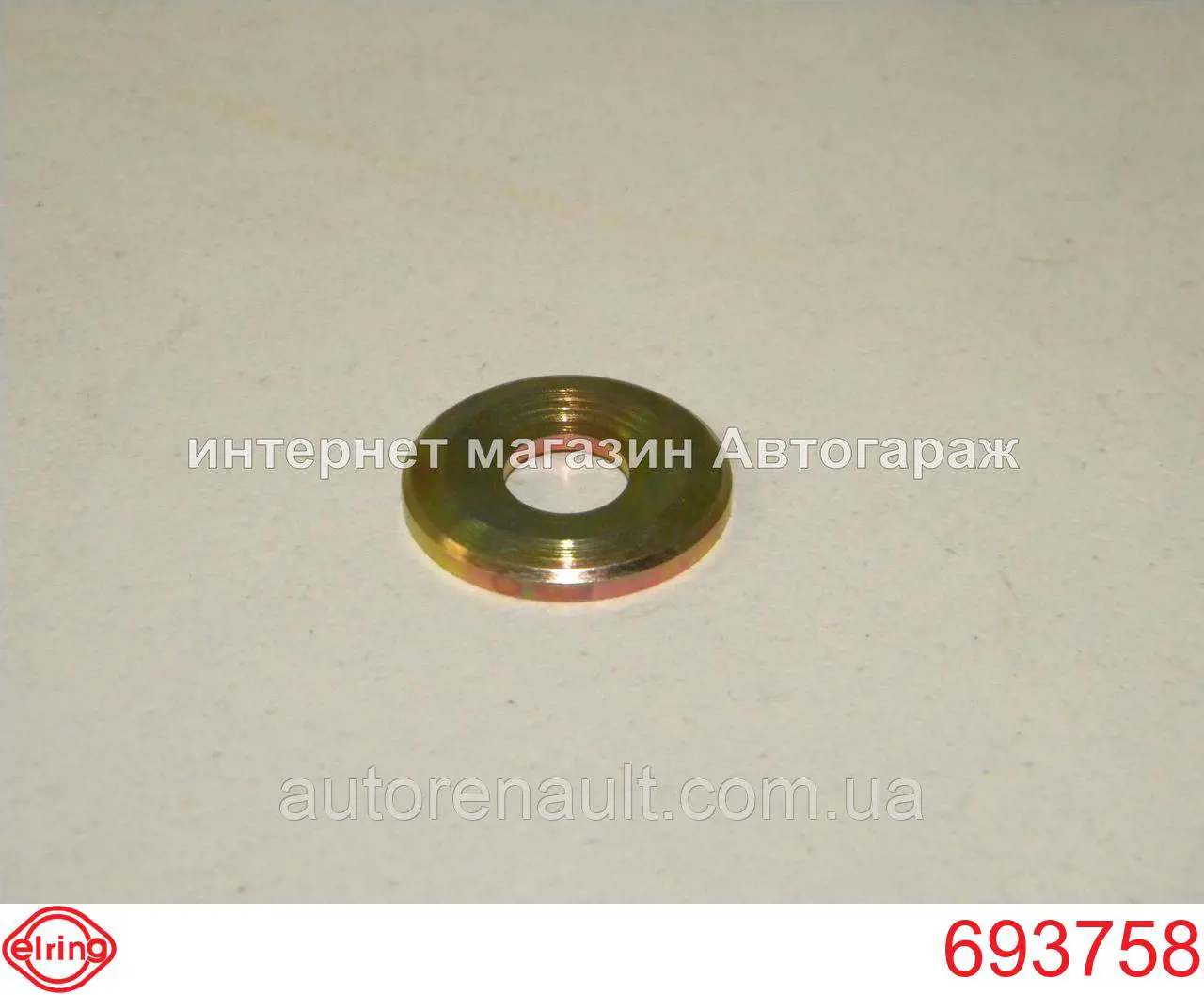 Anel (arruela) do injetor de ajuste Elring 693758 preço, a partir de 1,49 USD
