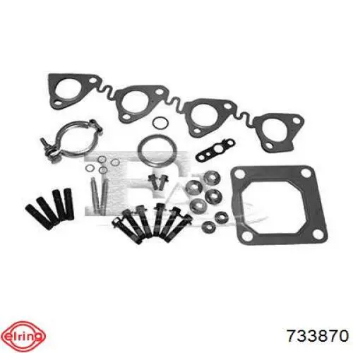Vedante de turbina, kit de montagem Elring 733870 preço, a partir de 44,84 USD