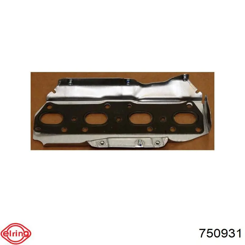 Vedante de tubo coletor de escape 9800943180 Peugeot/Citroen