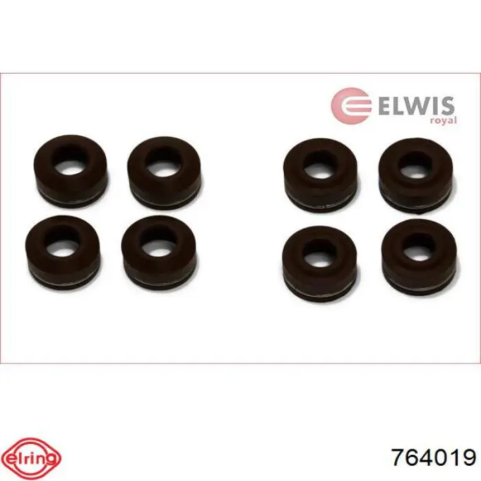 764019 Elring Vedação de válvula (coletor de óleo), admissão/escape, kit para um motor
