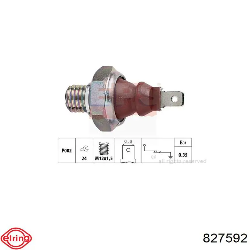 Compre 827592 Elring Vedante de tubo coletor de admissão