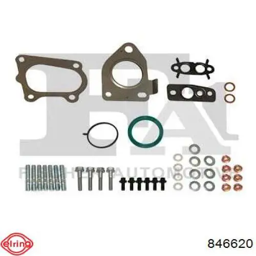 144D15621R Renault (RVI) Vedante de turbina, kit de montagem
