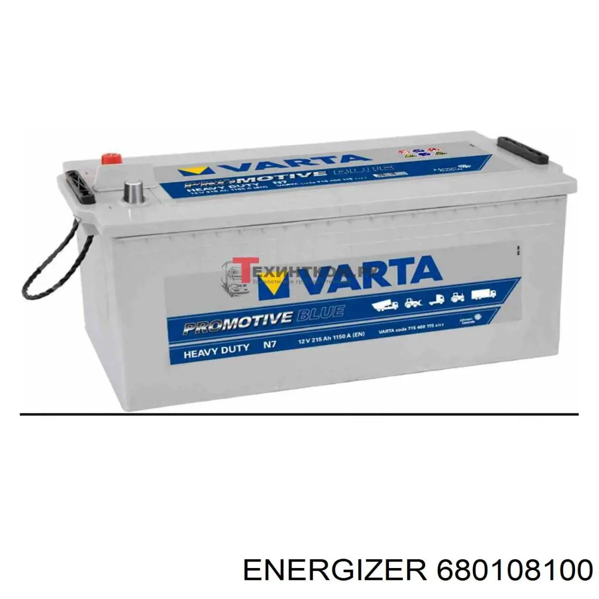 680108100 Energizer Bateria recarregável (PILHA)