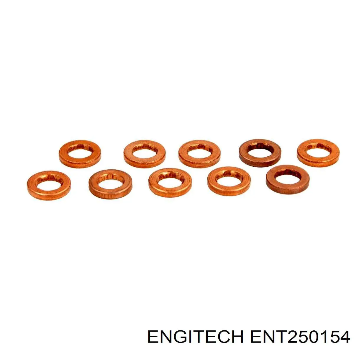 ENT250154 Engitech Anel (arruela) do injetor de ajuste