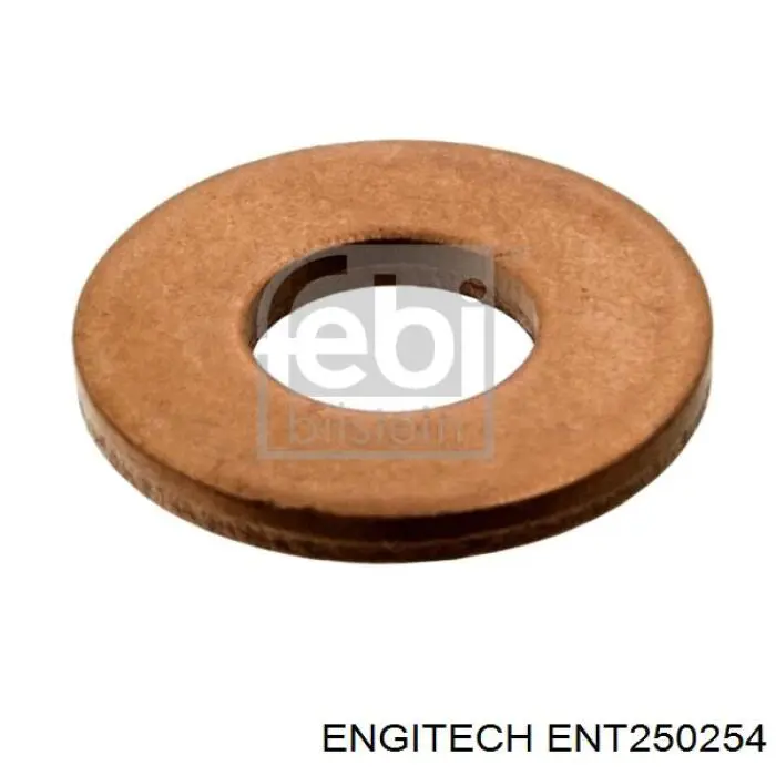 ENT250254 Engitech Anel (arruela) do injetor de ajuste