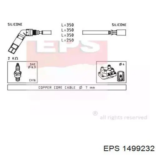 A2661501018 Mercedes Fios de alta voltagem, kit