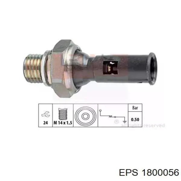 Compre 1800056 EPS Sensor de pressão de óleo