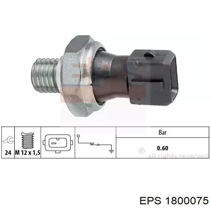 Compre 1800075 EPS Sensor de pressão de óleo