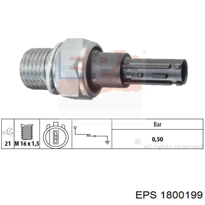 Compre 1800199 EPS Sensor de pressão de óleo