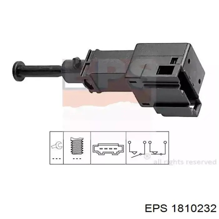 Sensor de ativação do sinal de parada EPS 1810232 preço, a partir de 24,45 USD