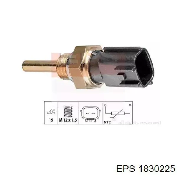 Compre 1830225 EPS Sensor de temperatura do fluido de esfriamento
