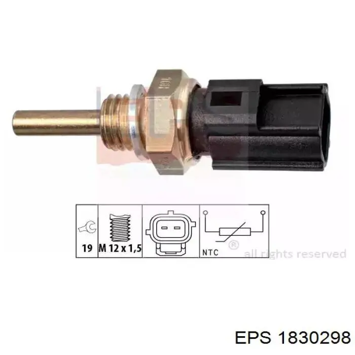 Sensor de temperatura do fluido de esfriamento Toyota 8942230030 preço, a partir de 21,19 USD