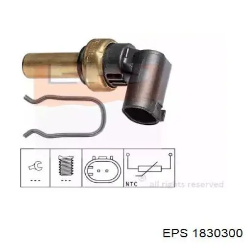 Compre 1830300 EPS Sensor de temperatura do fluido de esfriamento