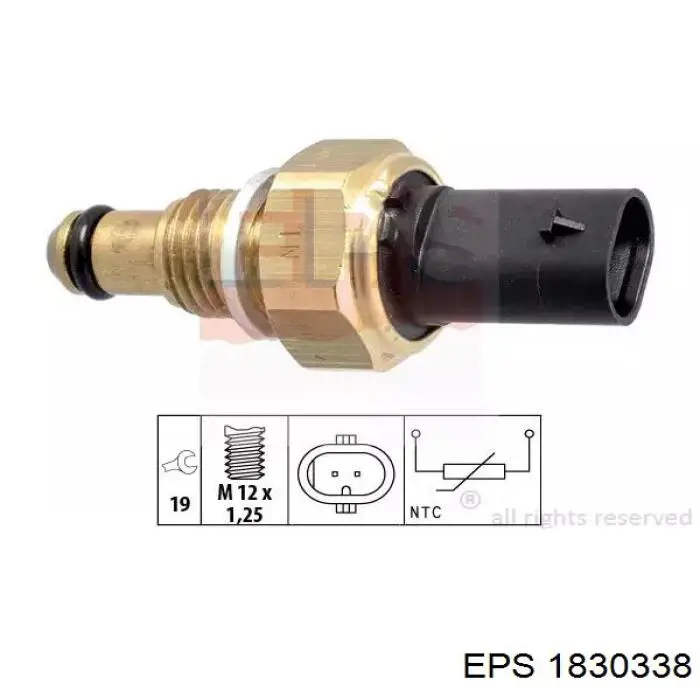 1830338 EPS Sensor de temperatura de combustível
