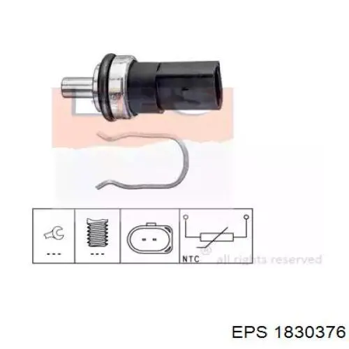 1830376 EPS Sensor de temperatura de combustível