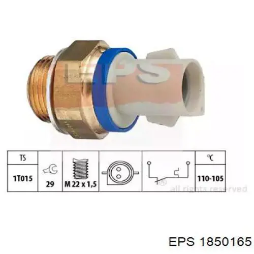 Compre 37690 FAE Sensor de temperatura do fluido de esfriamento (de ativação de ventilador do radiador)
