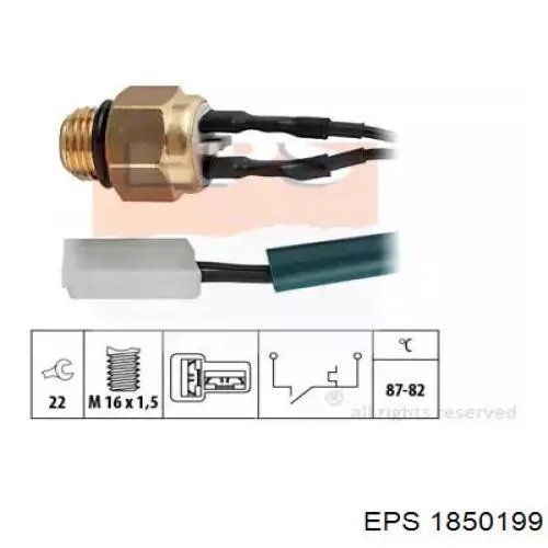 Compre 1768084201 Suzuki Sensor de temperatura do fluido de esfriamento (de ativação de ventilador do radiador)