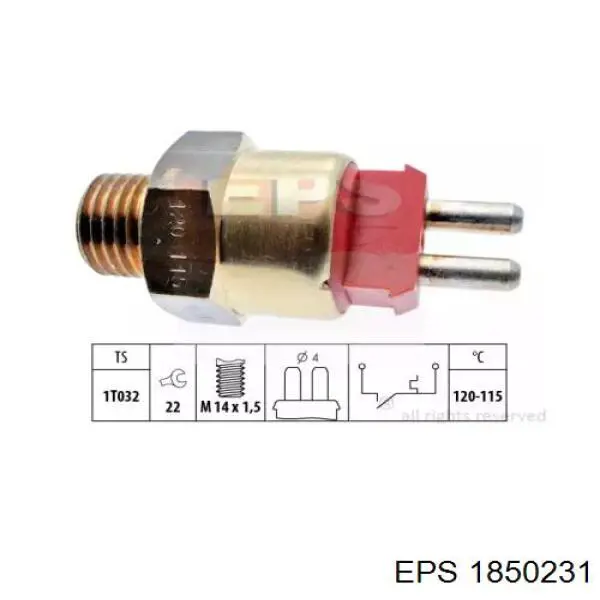 Compre 0065456624 Mercedes Sensor de temperatura do fluido de esfriamento (de ativação de ventilador do radiador)