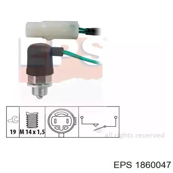 Compre MD700198 Mitsubishi Sensor de ativação das luzes de marcha à ré