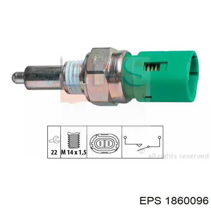 Sensor de ativação das luzes de marcha à ré EPS 1860096 preço, a partir de 9,44 USD