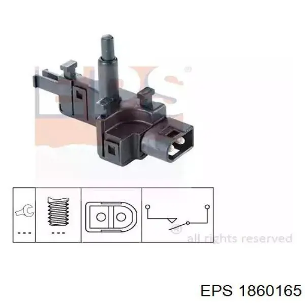 Sensor de ativação das luzes de marcha à ré EPS 1860165 preço, a partir de 8,68 USD