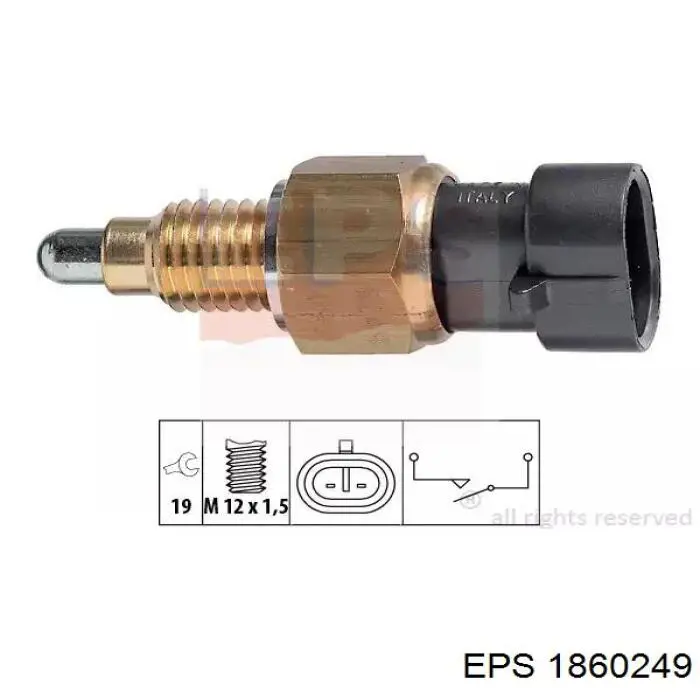 Sensor de ativação das luzes de marcha à ré EPS 1860249 preço, a partir de 8,19 USD