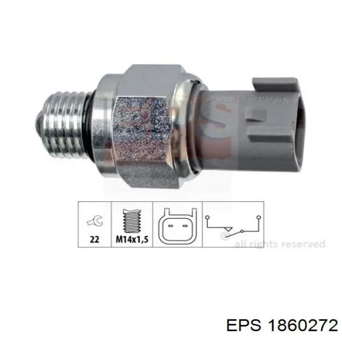 Sensor de ativação das luzes de marcha à ré EPS 1860272 preço, a partir de 9,87 USD