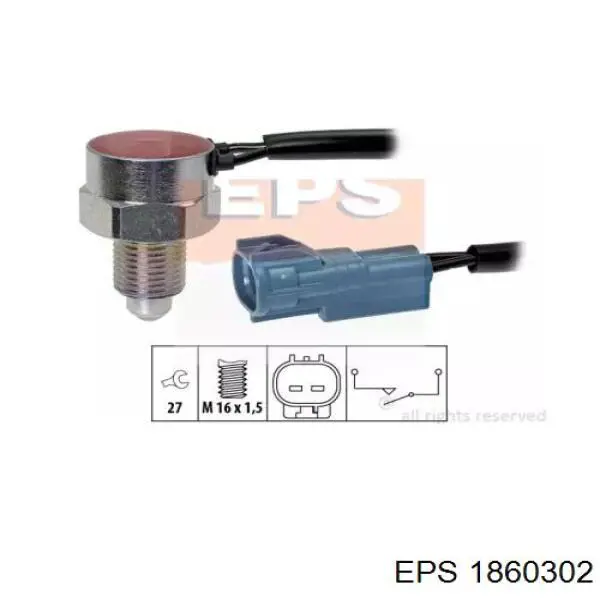 Sensor de ativação das luzes de marcha à ré EPS 1860302 preço, a partir de 21,39 USD