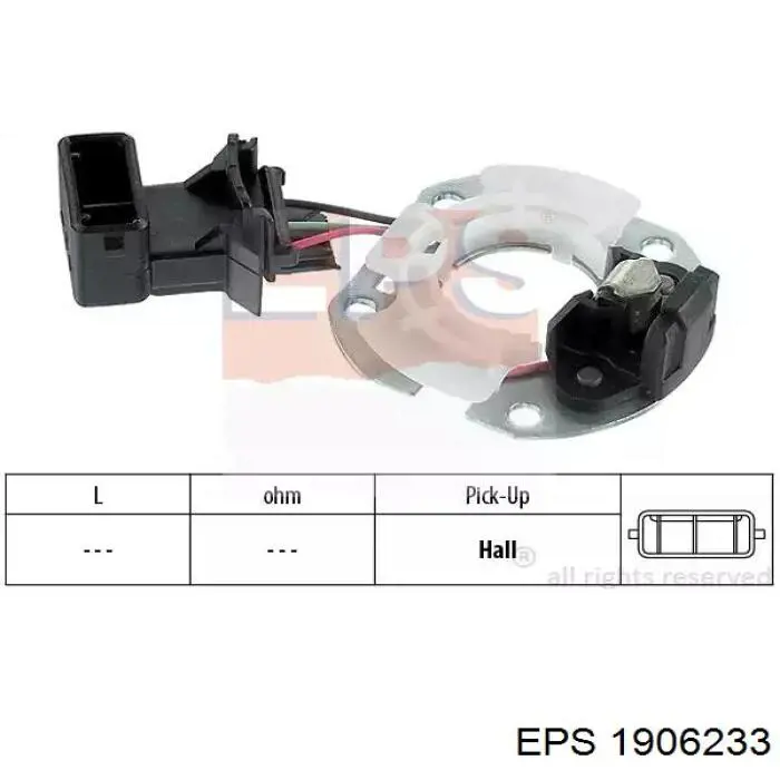 Sensor de ignição (dos espaços brancos de ignição) EPS 1906233 preço, a partir de 105,65 USD