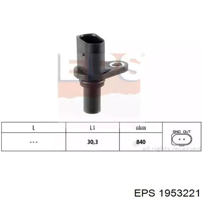 Sensor de velocidade EPS 1953221 preço, a partir de 36,71 USD