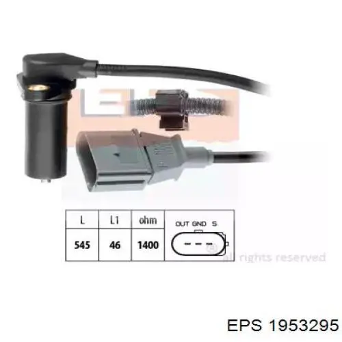 Sensor de posição (de revoluções) de cambota ERA 551484 preço, a partir de 37,24 USD