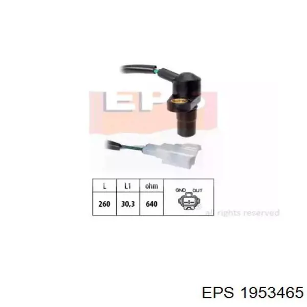 Sensor de velocidade EPS 1953465 preço, a partir de 41,10 USD