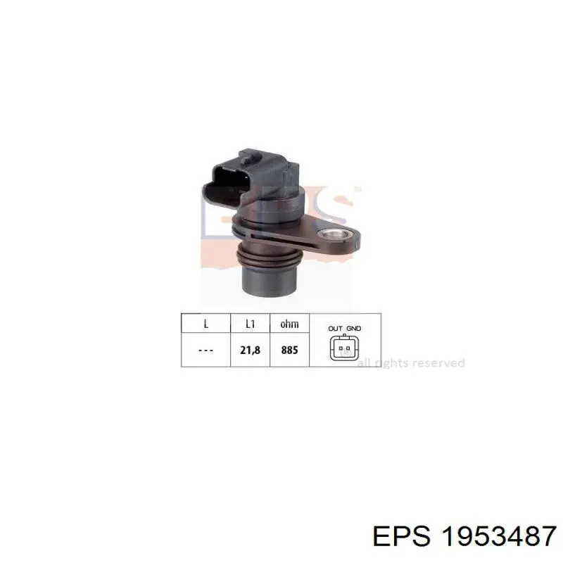 Sensor de velocidade EPS 1953487 preço, a partir de 29,95 USD