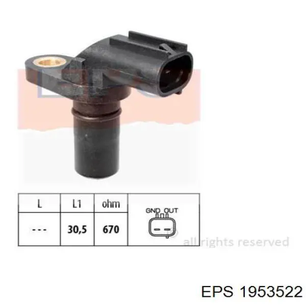 Sensor de velocidade EPS 1953522 preço, a partir de 28,49 USD