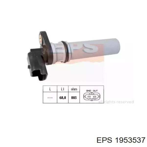 Sensor de velocidade EPS 1953537 preço, a partir de 33,09 USD