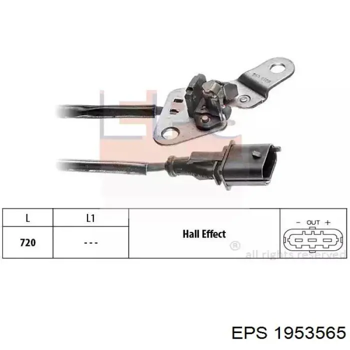 Compre 1953565 EPS Sensor de posição da árvore distribuidora