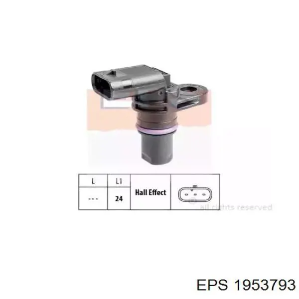 1953793 EPS Sensor de posição da árvore distribuidora