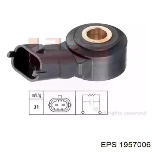 Sensor de detonação EPS 1957006 preço, a partir de 29,51 USD