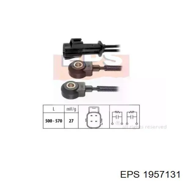 Compre 1957131 EPS Sensor de detonação