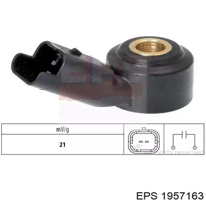 Sensor de detonação EPS 1957163 preço, a partir de 25,16 USD