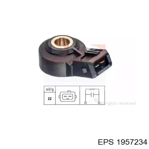 Sensor de detonação EPS 1957234 preço, a partir de 23,91 USD