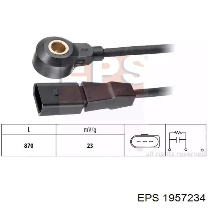 Compre 1957234 EPS Sensor de detonação