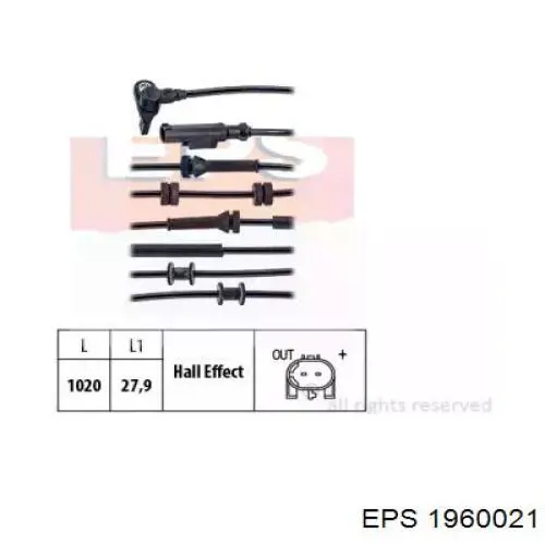 Compre 78245 FAE Sensor dianteiro de ABS