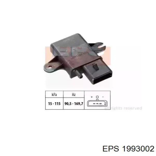 Compre E6EF9F479A1A Ford Sensor de pressão no coletor de admissão, MAP