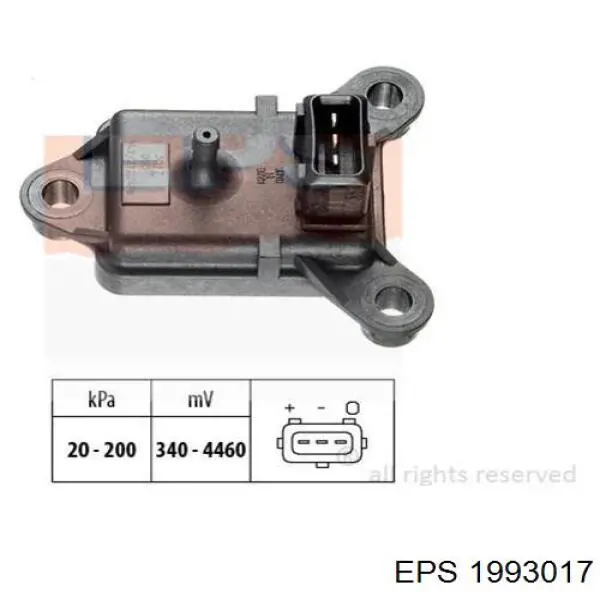 Compre 96394 NGK Sensor de pressão no coletor de admissão, MAP