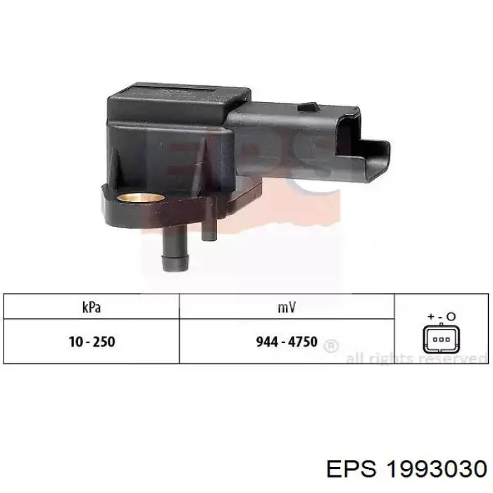 Sensor de pressão no coletor de admissão, MAP EPS 1993030 preço, a partir de 36,00 USD