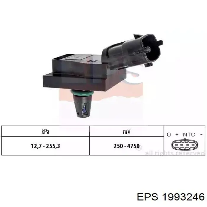 Sensor de pressão no coletor de admissão, MAP APS51 Magneti Marelli