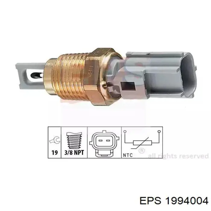 Sensor de temperatura da mistura de ar EPS 1994004 preço, a partir de 13,47 USD